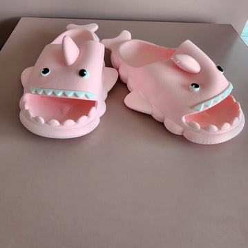 Shark PVC Unisex Slippers [Pink]