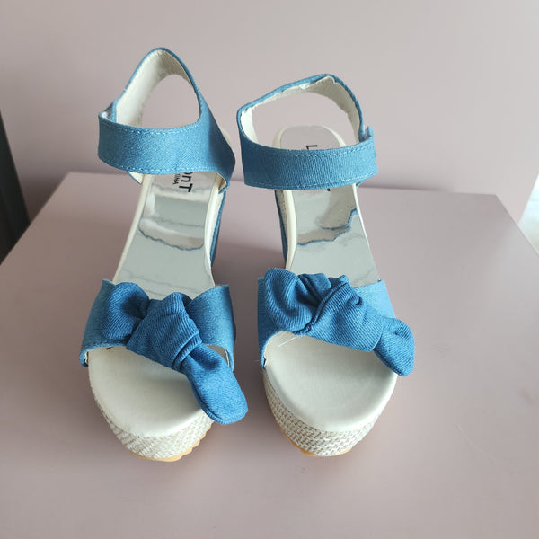 Comfort Jeans Wedges BLUE