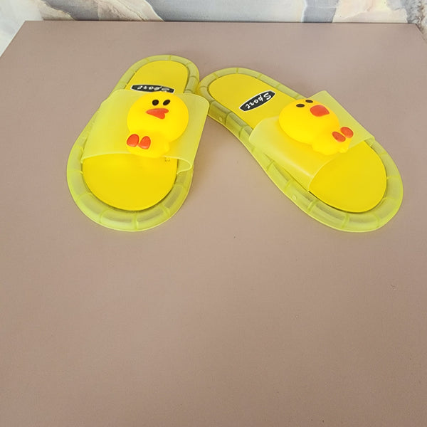 LED Light Unisex PVC slippers [Yellow]