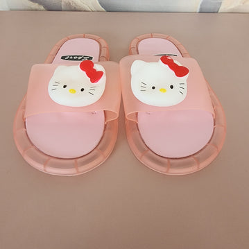 LED Light Unisex PVC slippers [Pink]