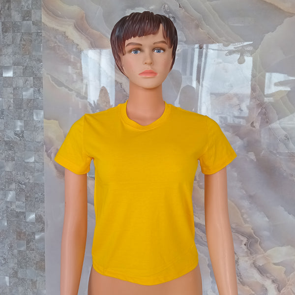 Plain T-Shirt [Yellow]