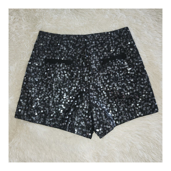 Shorts Black Silver