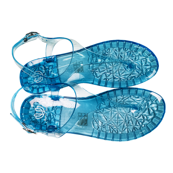 Transparent Blue - Go Go Sandals